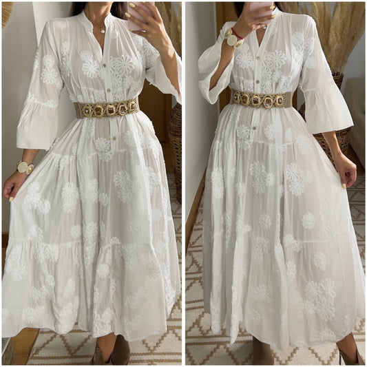 Moonlight Bloom Dress - Bohèmea Butik