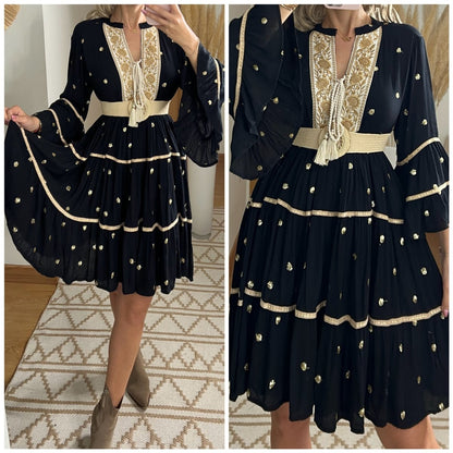 Velvet Mini Dress - Bohèmea Butik