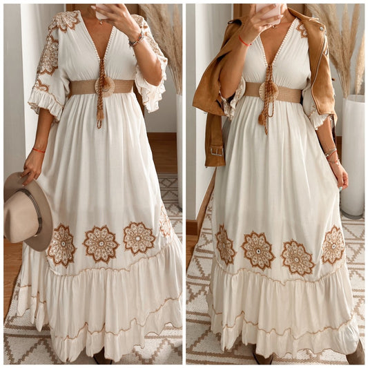 Mandala Boho Dress - Bohèmea Butik