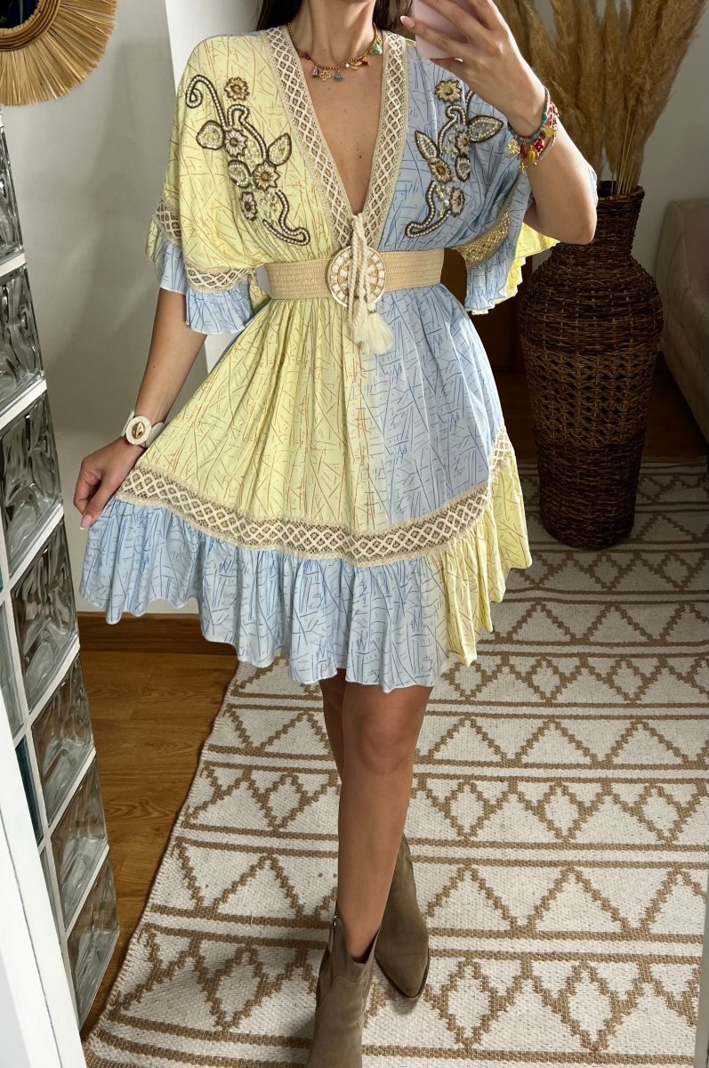 Portu Mini Dress - Bohèmea Butik