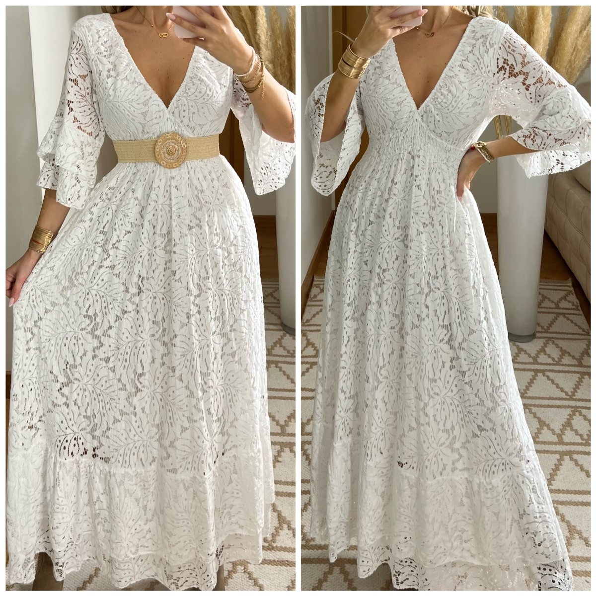 Ethereal Lace Gown - Bohèmea Butik
