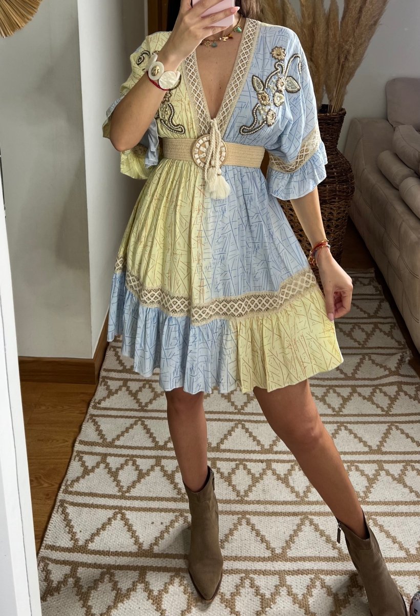 Portu Mini Dress - Bohèmea Butik