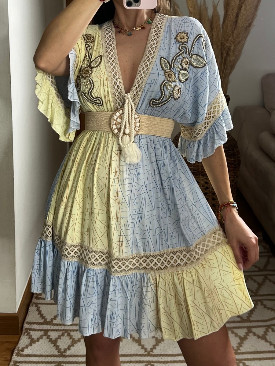 Portu Mini Dress - Bohèmea Butik
