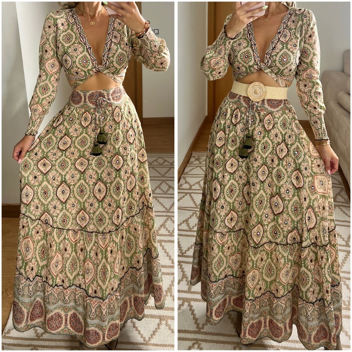 Two Pieces Bohemian dress - Bohèmea Butik