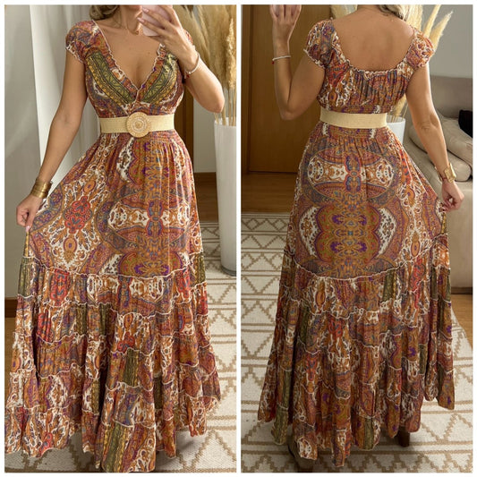 Celestial Silk Dress - Bohèmea Butik
