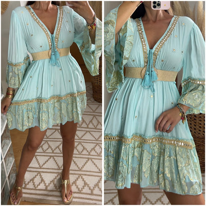 Bambu Short Dress - Bohèmea Butik