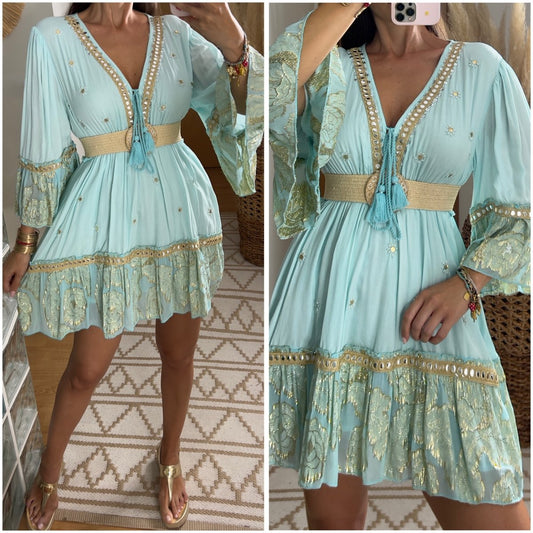 Bambu Short Dress - Bohèmea Butik