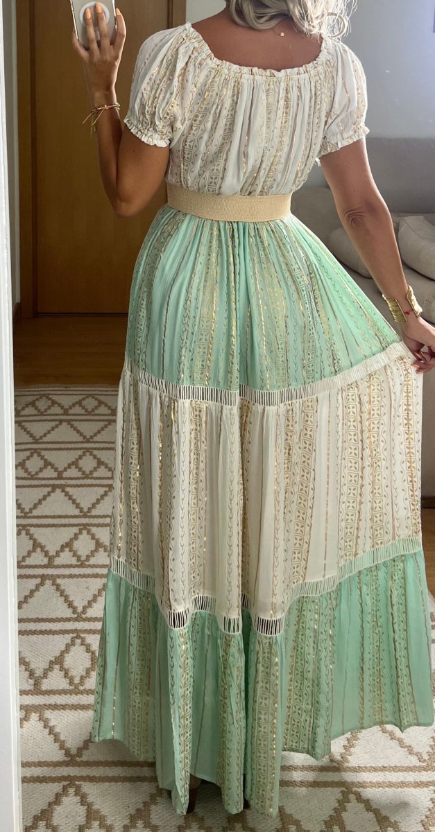 Boho Dress With Unique Details - Bohèmea Butik