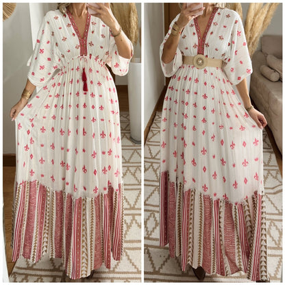 Floral Haven II Boho dress - Bohèmea Butik