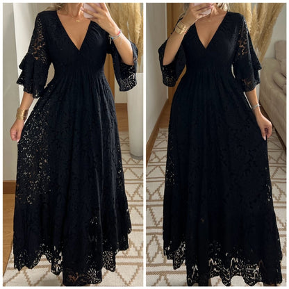 Ethereal Lace Gown - Bohèmea Butik