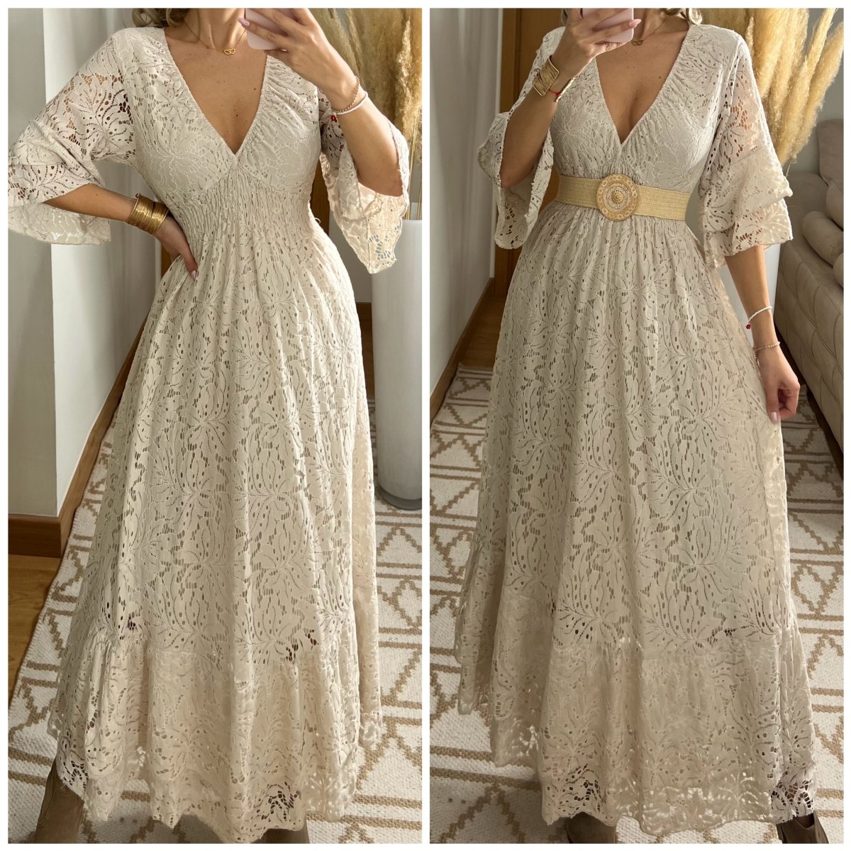 Ethereal Lace Gown - Bohèmea Butik