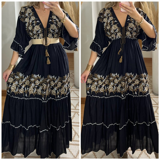 Boho Maxi Elegant Dress - Bohèmea Butik