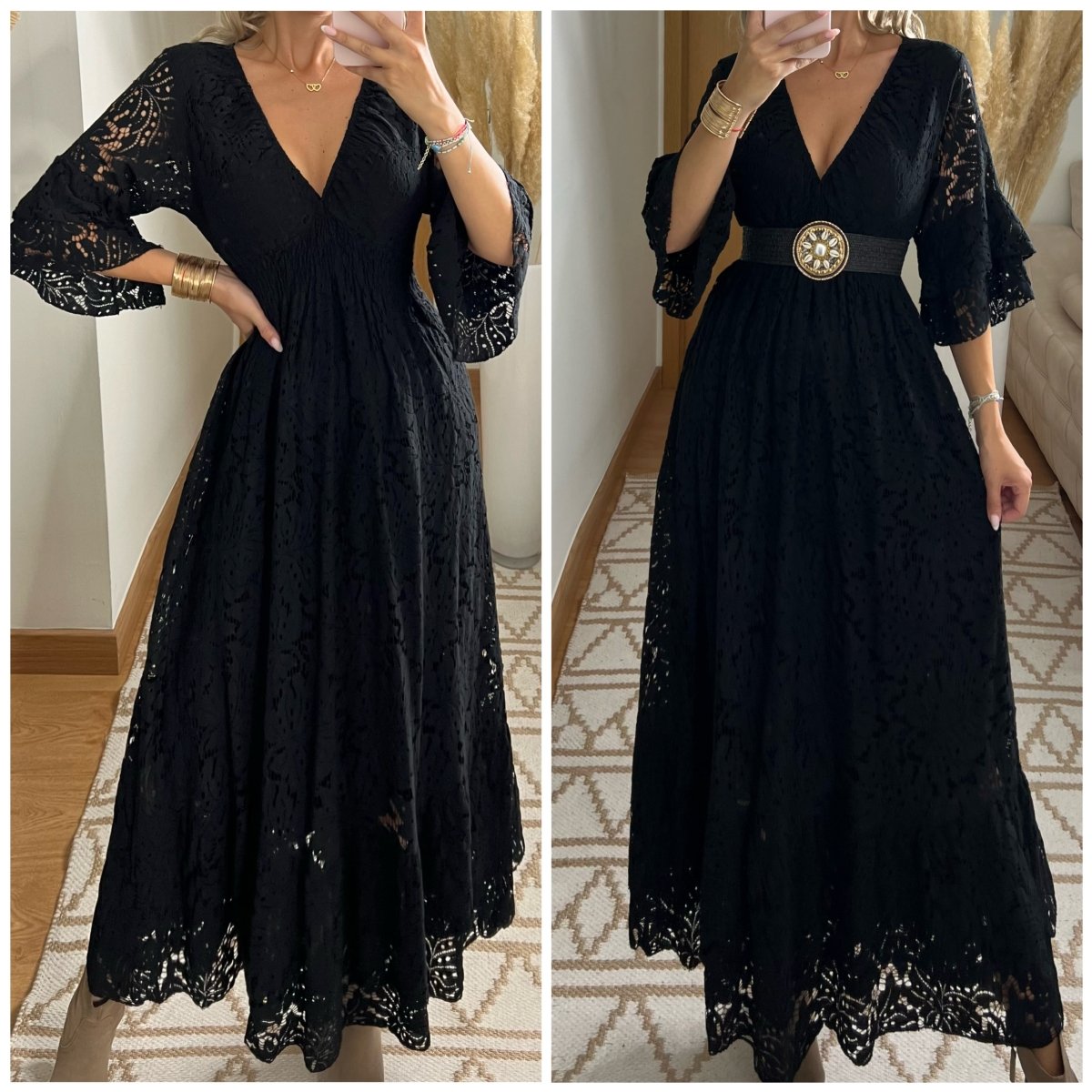 Ethereal Lace Gown - Bohèmea Butik
