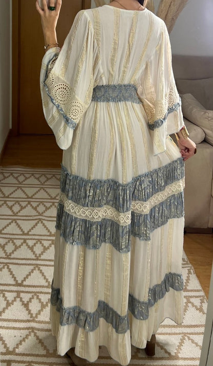 Boho Chic Maxi Dress – Romantic & Elegant - Bohèmea Butik