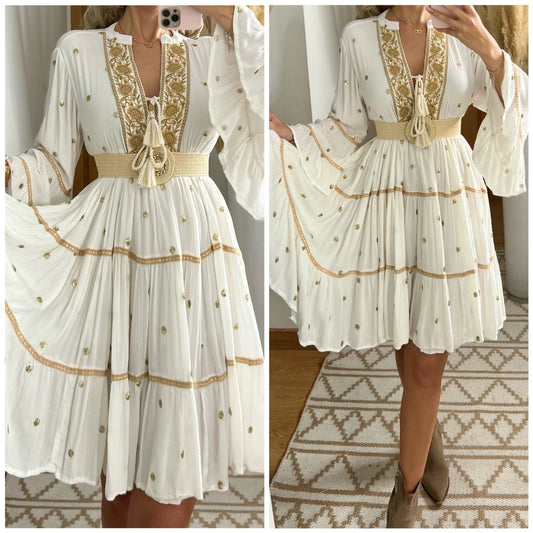 Velvet Mini Dress - Bohèmea Butik