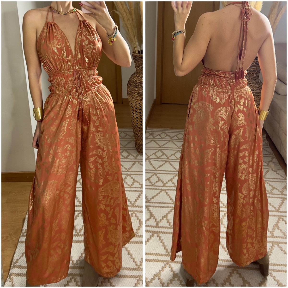 Natural Silk Jumpsuit & Kimono - Bohèmea Butik