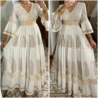 Boho Bloom Maxi Dress - Bohèmea Butik