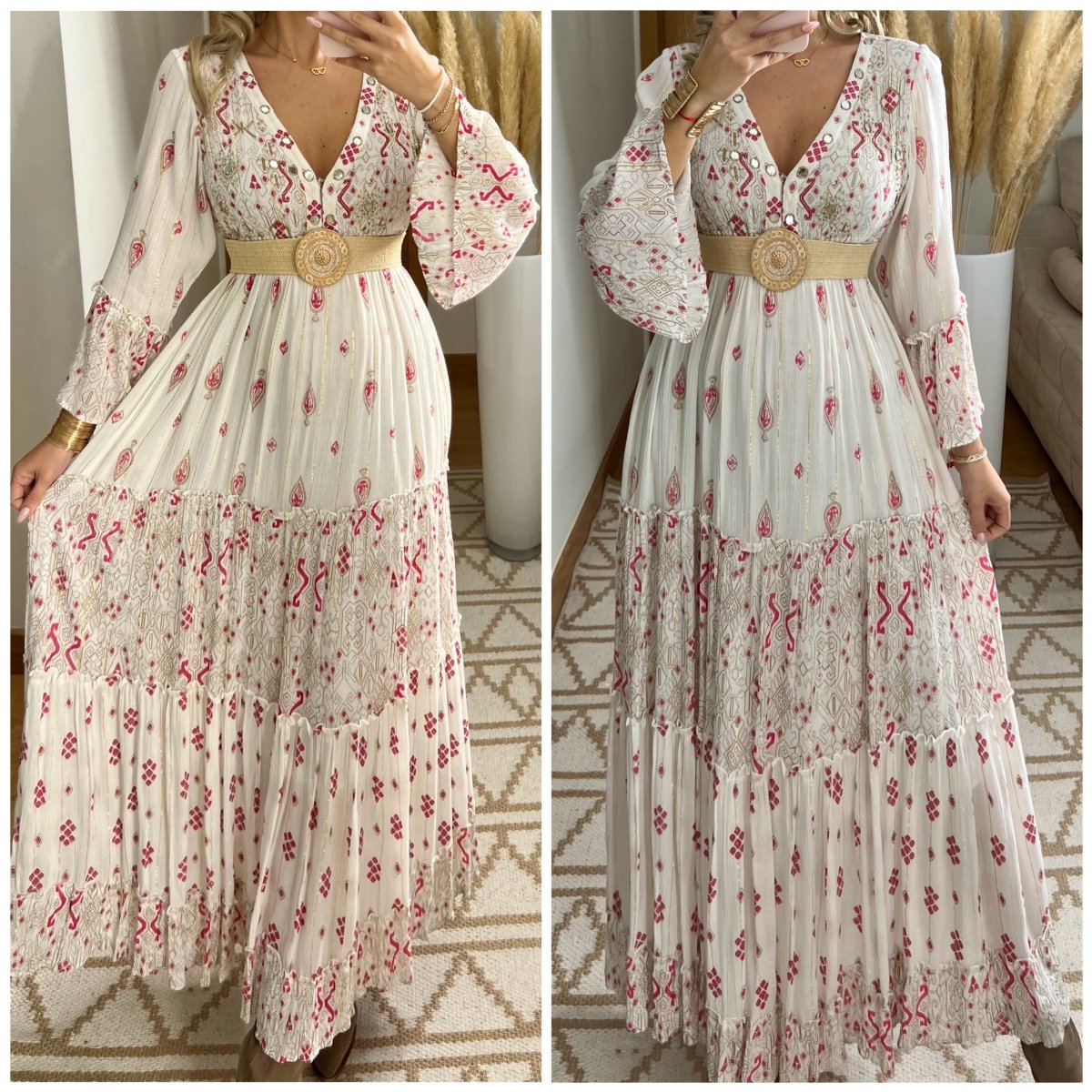 Floral Haven Boho dress - Bohèmea Butik
