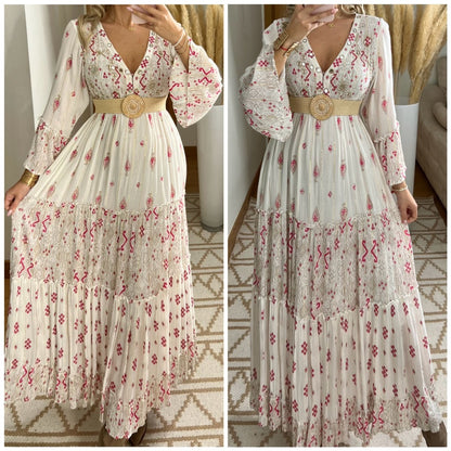 Floral Haven Boho dress - Bohèmea Butik
