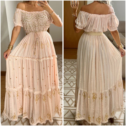 Bohemian Maxi Elegant Dress - Bohèmea Butik