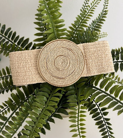 Boho Raffia Belt - Bohèmea Butik