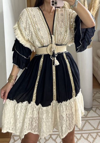 Shell mini dress - Bohèmea Butik