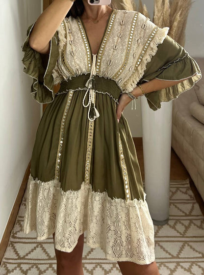Shell mini dress - Bohèmea Butik