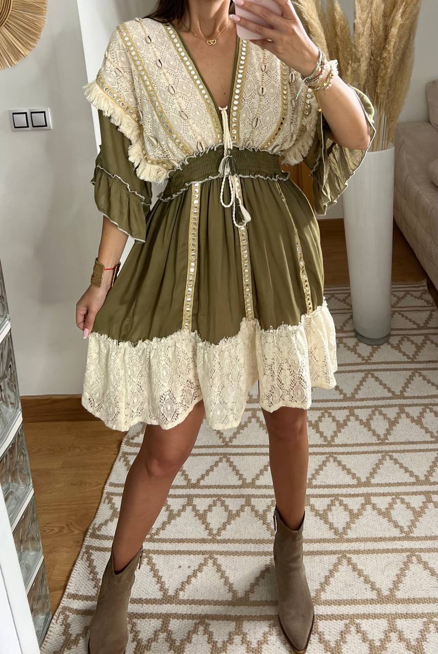 Shell mini dress - Bohèmea Butik