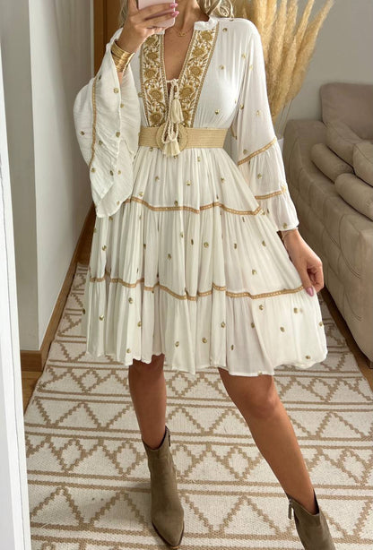 Velvet Mini Dress - Bohèmea Butik
