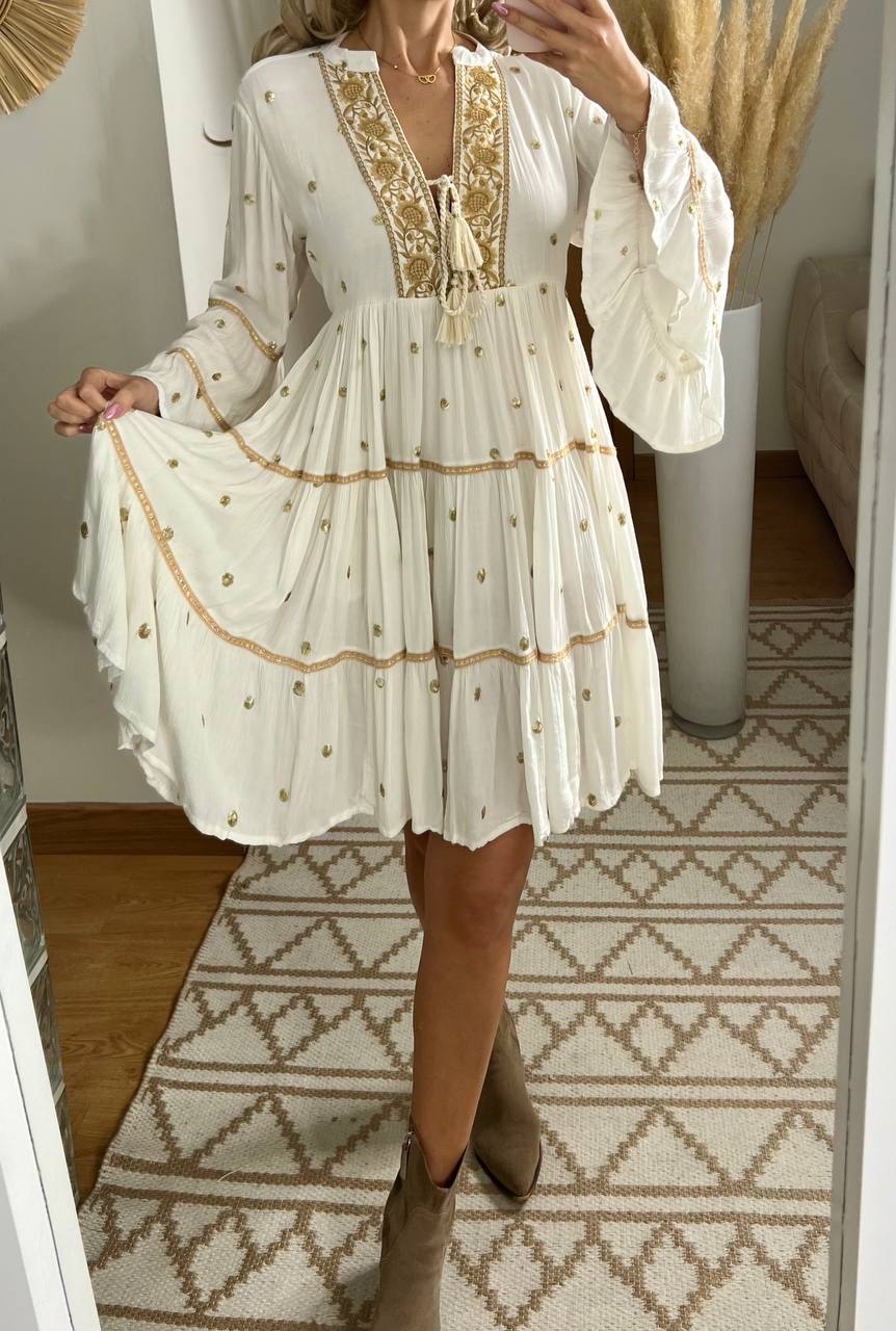 Velvet Mini Dress - Bohèmea Butik