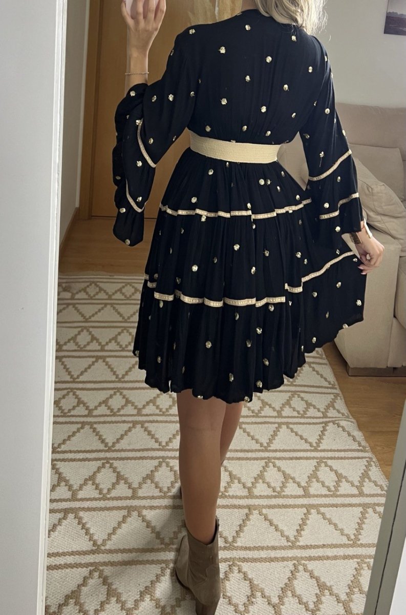 Velvet Mini Dress - Bohèmea Butik