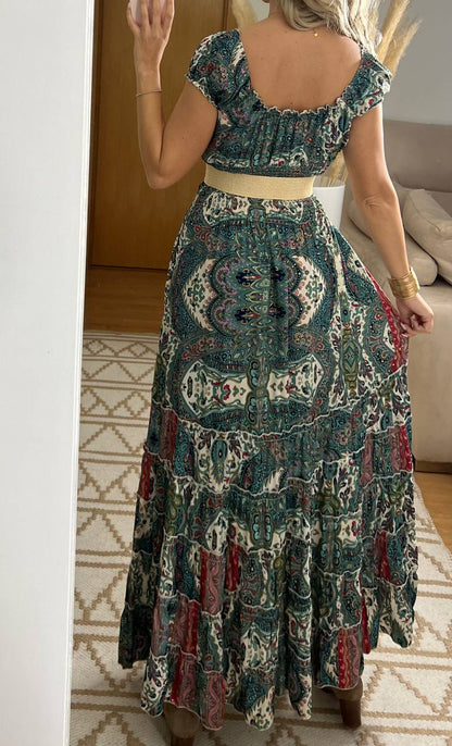 Celestial Silk Dress - Bohèmea Butik