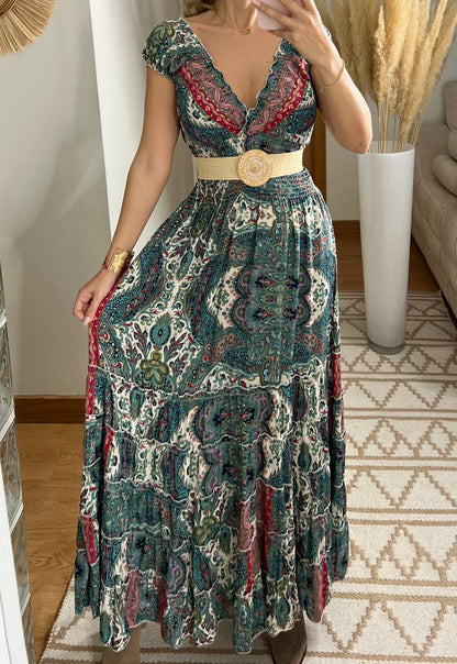 Celestial Silk Dress - Bohèmea Butik
