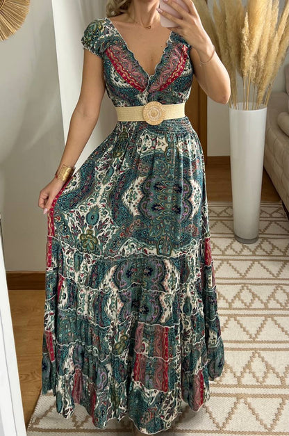Celestial Silk Dress - Bohèmea Butik