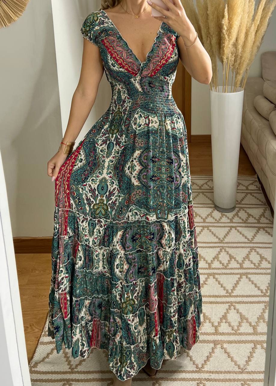 Celestial Silk Dress - Bohèmea Butik