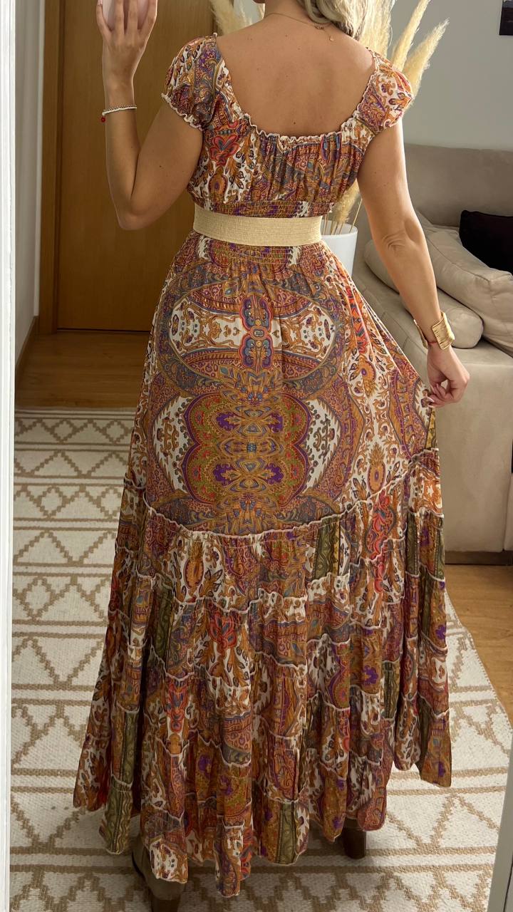 Celestial Silk Dress - Bohèmea Butik