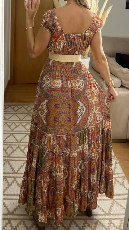 Celestial Silk Dress - Bohèmea Butik