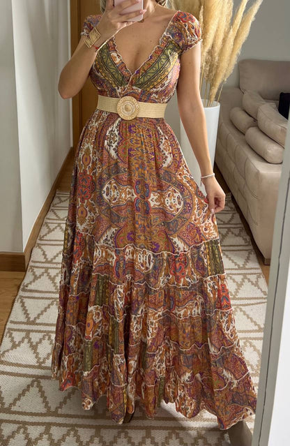 Celestial Silk Dress - Bohèmea Butik
