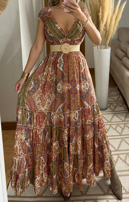 Celestial Silk Dress - Bohèmea Butik