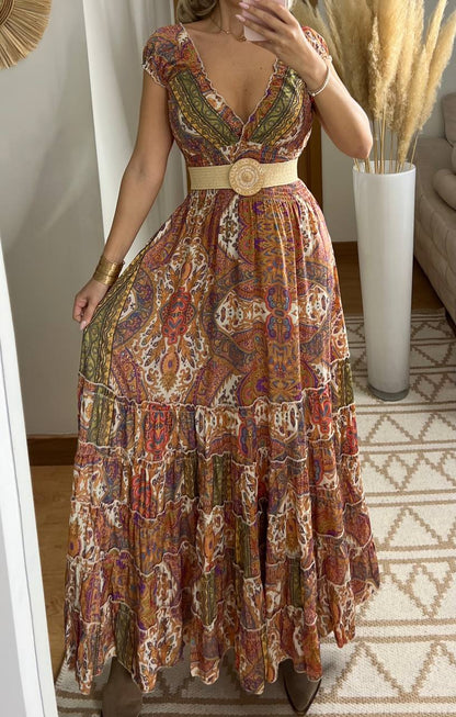 Celestial Silk Dress - Bohèmea Butik