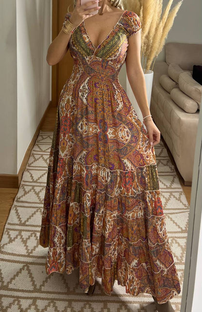 Celestial Silk Dress - Bohèmea Butik