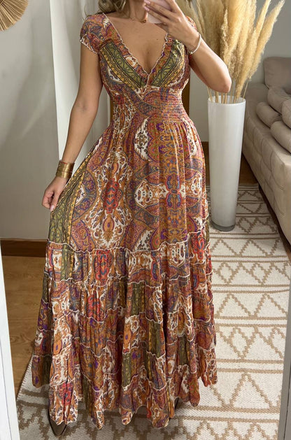 Celestial Silk Dress - Bohèmea Butik