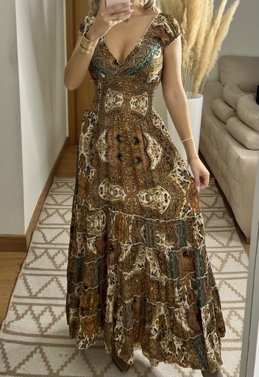 Celestial Silk Dress - Bohèmea Butik