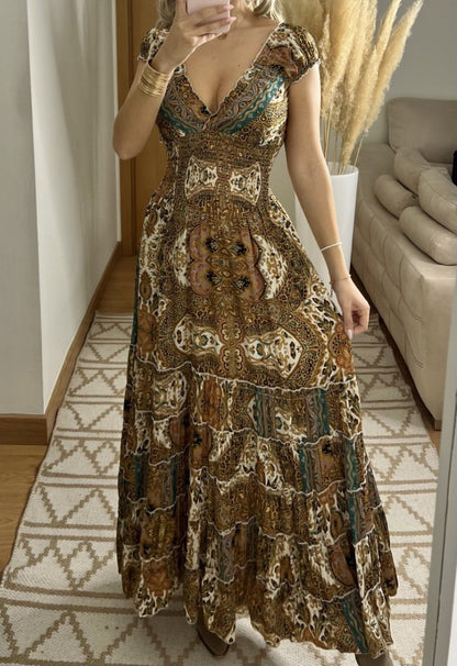 Celestial Silk Dress - Bohèmea Butik