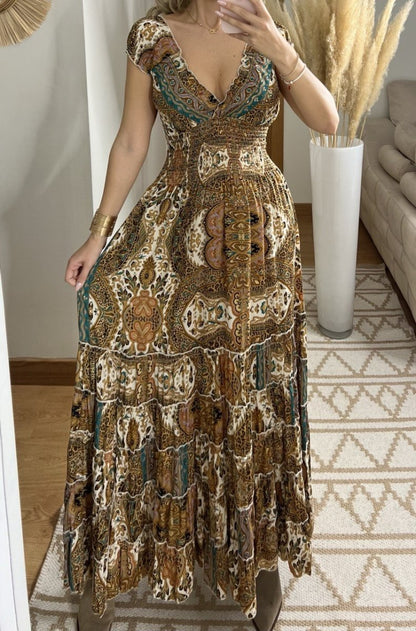 Celestial Silk Dress - Bohèmea Butik