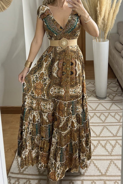 Celestial Silk Dress - Bohèmea Butik