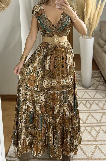 Celestial Silk Dress - Bohèmea Butik