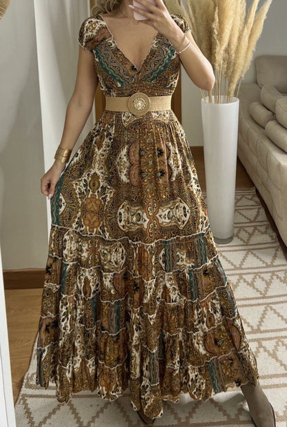 Celestial Silk Dress - Bohèmea Butik