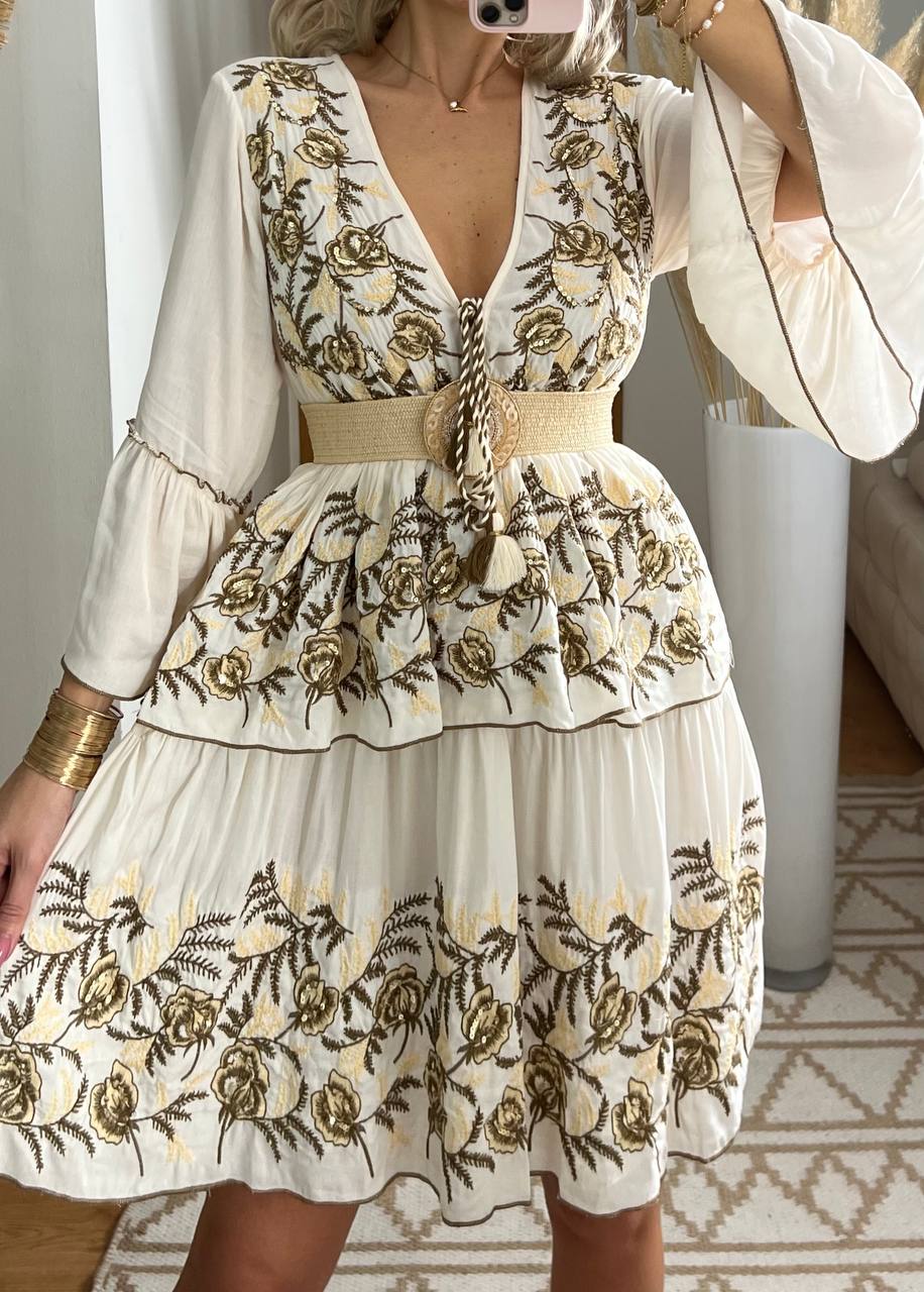 Floral Mini Dress - Bohèmea Butik