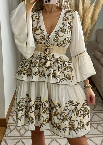 Floral Mini Dress - Bohèmea Butik